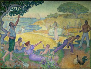 In der Zeit der Harmonie. Das Goldene Zeitalter liegt nicht in der Vergangenheit, es liegt in der Zukunft, 1896 von Paul Signac