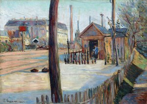 Eisenbahnkreuzung bei Bois-Colombes