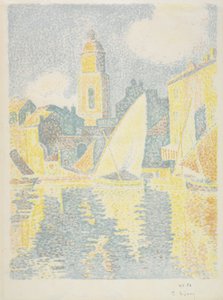 Saint-Tropez: Der Hafen, 1897-98 von Paul Signac