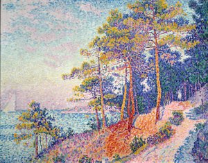 Saint Tropez sagt der Zollweg von Paul Signac