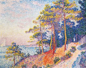 St. Tropez, der Zollweg, von Paul Signac von Paul Signac