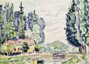 Die blauen Pappeln, 1903