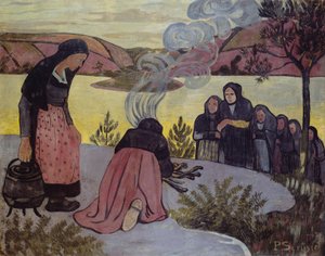 Das Feuer draußen oder Les Mammau von Paul Sérusier
