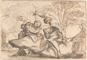 Die Taufe Christi von Paul Troger