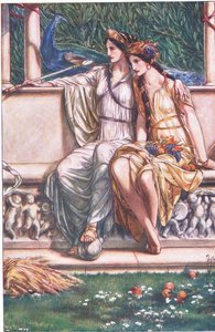 Juno, Ceres und die Maskerade der Nymphen und Schnitter, Illustration aus Der Sturm, 1908