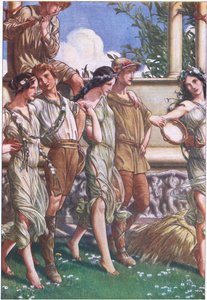 Juno, Ceres und die Maskerade der Nymphen und Schnitter, Illustration aus Der Sturm, 1908