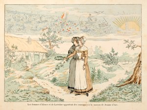 Illustration aus dem Buch „Jeanne d
