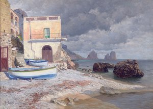 Eine Villa in Capri