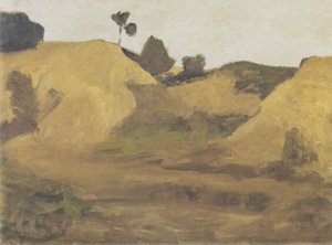 Landschaft am Weyerberg von Paula Modersohn-Becker