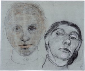 Zwei Köpfe von Paula Modersohn-Becker