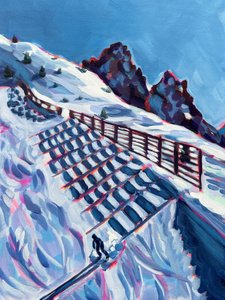 Winterberg Skilauf von Pauline Wegman | Key and Sea Creative