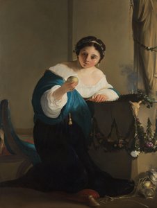 Cydippe mit dem Apfel des Acontius