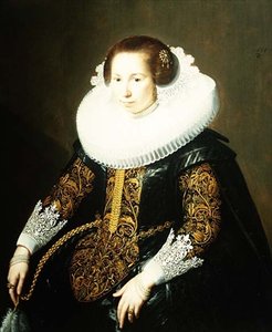 Porträt von Catharina van Voorst (1595-1650) von Paulus Moreelse