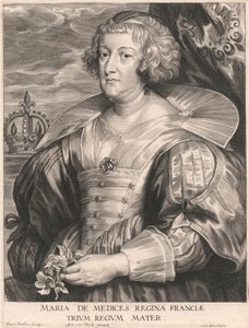 Maria de Medices Königin von Frankreich, Mutter von drei Königen von Paulus Pontius