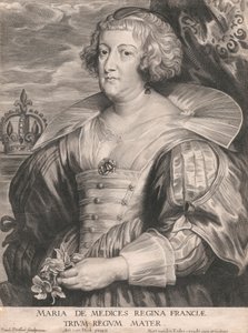 Maria de Medices, Königin von Frankreich, Mutter von drei Königen von Paulus Pontius