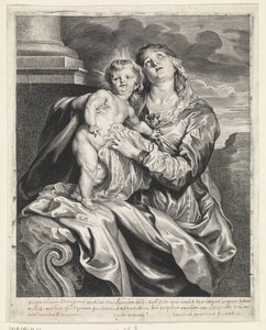 Maria mit dem Christuskind von Paulus Pontius