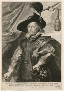 Porträt von Vladislaus IV. Wasa, Prinz von Polen und Schweden von Paulus Pontius