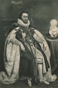 König James I und VI., 1603 von Paulus van Somer