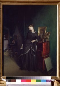 Die junge Witwe von Pavel Andreevich Fedotov
