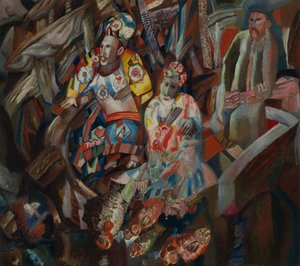 Ost und West, 1912-1913 von Pavel Nikolayevich Filonov