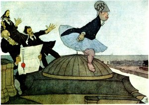 Neue Minerva Der Triumph von Sergei Dyagilev, 1901 von Pavel Yegorovich Shcherbov