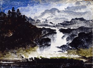 Ein Wasserfall von Peder Balke