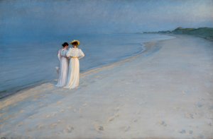 Ruhiger Abend am südlichen Strand von Skagen, 1893