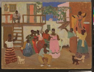 Preparando el candombe (Dekoration), um 1935