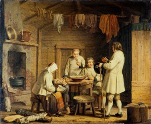 Menschen aus Mora in Dalecarlia, ca. 1800 von Pehr Hilleström