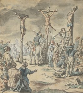 Die Kreuzigung Christi, spätes 18. Jahrhundert von Pehr Hörberg