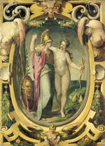Venus und Minerva von Pellegrino Tibaldi (circle of)