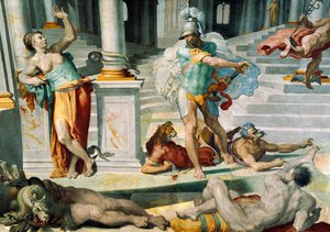 Odysseus und die Zauberin Circe von Pellegrino Tibaldi