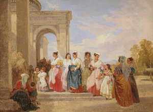 Die Prozession zur Taufe, 1820-1885