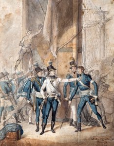 Prinz Karl XIII. von Schweden in der Schlacht von Hogland am 17. Juli 1788 von Per  Krafft