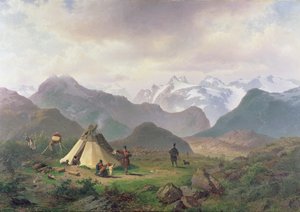 Motiv aus Kvikkjokk, 1862