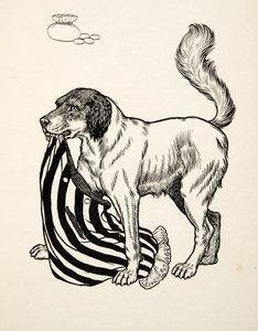 Ein guter Finder, aus Hundert Anekdoten von Tieren, veröffentlicht 1924 von Percy J. Billingshurst