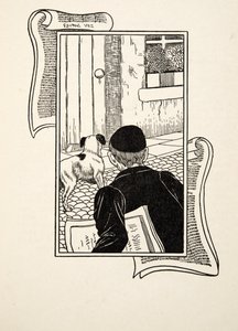 Ein außergewöhnlicher Zeitungsjunge, aus Hundert Anekdoten über Tiere, veröffentlicht 1924 von Percy J. Billingshurst