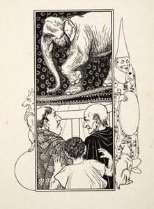 Elefanten-Seiltanz, aus Hundert Anekdoten über Tiere, veröffentlicht 1924 von Percy J. Billingshurst