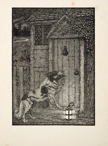 Der Neufundländer Hund, aus Hundert Anekdoten über Tiere, veröffentlicht 1924