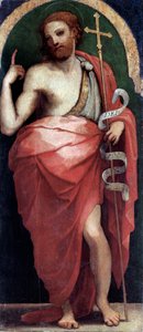 Johannes der Täufer, Seitenpaneel (Öl auf Holz, ca. 1535)