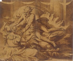Jupiter erscheint Semele