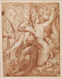 Vertumnus und Pomona von Perino del Vaga