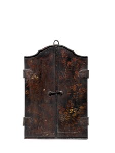Ein tragbarer christlicher Schrein (Seigan) im Auftrag der portugiesischen Jesuiten von Period Momoyama