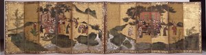 Die Acht Unsterblichen des Weinkelchs von Period Momoyama
