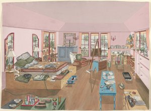 Schlafzimmer, 1940