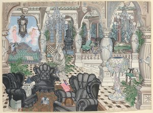 Foyer des Männerclubs, 1880-1910