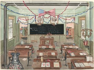 Ländliches Klassenzimmer, 1900