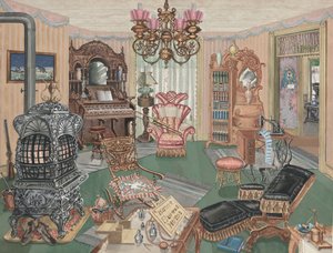 Ländliches Wohnzimmer, 1900, 1935-1942