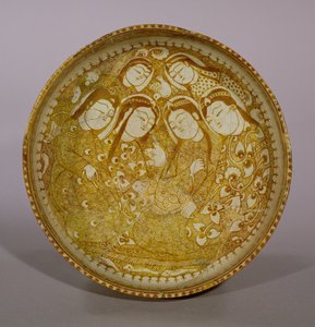 Schale, aus Kashan, Iran, Seldschukenzeit, 1211-12 n. Chr.