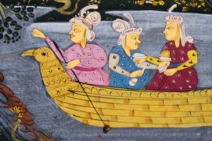 Jagdszene (Detail) von Persian School
